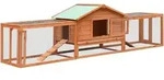 Kaninchenstall 310x70x87 Cm Kiefernholz & Tannenholz - Vidaxl