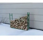 Holzablage, Holzstapel Regal, Stapelhilfe Hxbxl: 90 X 20 X 120cm (variabel)