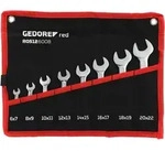 Gedore - R05126008 Doppelmaulschl&uuml;ssel Satz Kurz Sw6-22 Mm 8-teilig