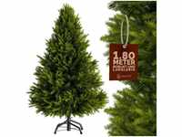 Weihnachtsbaum Künstlich 140cm 150cm 180cm 240cm Metallständer Weihnachten