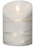 Konstsmide 1844-190 Led Echtwachskerze, Wei&szlig;, Warmwei&szlig;