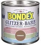 Bondex - Glitzer - Basis 500 Ml, Basis Sandrose Holzfarbe Effektfarbe Glitzerfarbe