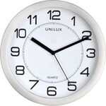 Unilux Attraction Wanduhr Quartz Grau Metallisch 22 Cm