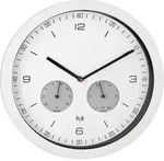 52826 Funk Wanduhr 260 Mm X 42 Mm Wei&szlig; - Mebus