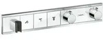Rainselect - Thermostat-duscharmatur - Unterputz F&uuml;r 3 Verbraucher, Wei&szlig; /