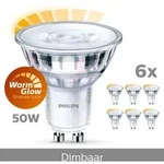 6er Pack Led Gu10 50w Dimmbar Warmglow