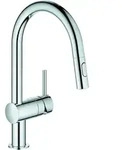 Grohe Minta K&uuml;chenarmatur 32321002 Chrom, Herausziehbare Dual-sp&uuml;lbrause,
