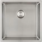 3d-sp&uuml;le Capp50r10 Edelstahl Sp&uuml;lbecken - Integral-siebkorb&uuml;berlaufventil -