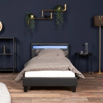 Home Deluxe - Led Bett Astro Farbe: Schwarz, Gr&ouml;&szlig;e: 90 X 200 Cm Led...