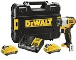 Dewalt - Akku-schlagschrauber Dcf801d2 1/4' 12v 2x 2,0 Ah Akku + Lader Im T-stak