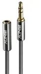 Lindy Chrom 3,5mm Klinke Ext. Kabel. M/w. Anthrazit. 2.0m