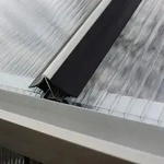Vitavia Windsicherung F&uuml;r Gew&auml;chshausplatten, Schwarz, 4 Mm, Hkp (8300/9900/11500)
