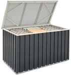 Keter Metall-ger&auml;tebox Auflagenbox Kissenbox Gartenbox Aufbewahrungskiste 135x70