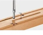 Hw S8 D8/20 Nutfr&auml;ser 8 X 20 X 55 X 8 Mm ( 490957 ) F&uuml;r Oberfr&auml;se Of 900, Of 1000,
