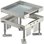 Obo Bettermann Quadratische Kassette Mit Schnurauslass 200x200mm Edelstahl, Rostfrei