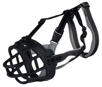Muzzle Flex Muzzle, Rubber, L, Black