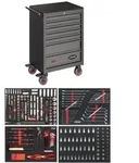 Vigor - Werkstattwagen Series M, Mit Sortiment, Anzahl Werkzeuge: 228