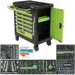 Trutzholm &reg; - Werkstattwagen 7 Schubladen 254 Tlg. Chrom Seitent&uuml;r Premium Xxl