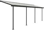 Canopia Aluminium Terrassen&uuml;berdachung Mit Doppelstegplatten 'sierra', Anthrazit,
