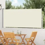 Ausziehbare Seitenmarkise 120x300 Cm Creme Vidaxl