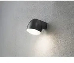 Konstsmide - Au&szlig;enwandleuchte Downlight Ferrera Alu Schwarz, Mit High Power Led,