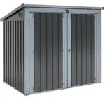 Westmann - Stahl M&uuml;lltonnenbox Und Ger&auml;tebox Anthrazit 101x158x134 Cm