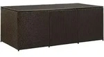 Gartenbox Poly Rattan 180x90x70 Cm Braun - Vidaxl