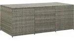 Gartenbox Poly Rattan 180x90x70 Cm Grau Vidaxl