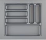 Hettich - Orga Tray 440 Besteckeinsatz, Tiefe 440-520mm, Nennbreite 500mm, Silber