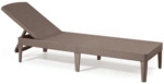 Garten-sonnenliege In Rattanoptik Jaipur Sunlounger - Beige