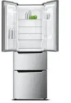 Wolkenstein French-door- K&uuml;hl- Und Gefrier-kombination Fd351.4a++nf Ix - Silber, 351