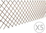Weidenzaun 5 Stk. 180x90 Cm Vidaxl