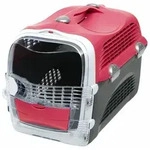 Cat-it Cabrio Transportbox Rot Kirsche Komfortabel