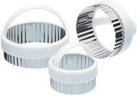 Kitchencraft Set Of 3 Ausstechformen Zum Backen Of Kunststoff Und Edelstahl, 5 Cm, 6