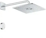 Kopfbrauseset Rainshower Smartconnect 310 Cube, 2 Strahlarten, Brausearm 422mm, 3bar,