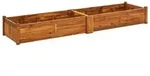 Garten-hochbeet Akazienholz 200x50x25 Cm - Vidaxl