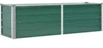 Garten-hochbeet Verzinkter Stahl 160x40x45 Cm Gr&uuml;n Vidaxl