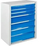 Adb - Schubladenschrank Ral7035 Werkzeugschrank Schubladen Werkstatt