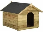 Hundeh&uuml;tte Mit &Ouml;ffnendem Dach Impr&auml;gniertes Kiefernholz - Vidaxl