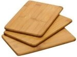 K&uuml;chenzubeh&ouml;r Zeller 25260 Bambus 22x14 Cm 3 St&uuml;ck