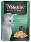Miamor Feine Filets Thunfisch-nassfutter F&uuml;r Katzen, 24 X 100 G
