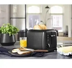 Toaster Edelstahl Black Steel - Aufw&auml;rm- Und Auftaufunktion, 950watt