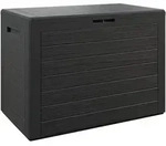 Gartenbox 190l Uv-best&auml;ndig Griffmulden Verschlussvorrichtung Balkon Terrasse