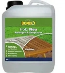 Holz Neu 2,5 L, Farblos Holzreiniger Holzentgrauer Aussen - Bondex