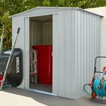 Globel Industries - Ger&auml;tehaus 'gartenmanager Dream 65', Silber Metallic, 2,83...