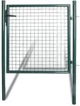 Vidaxl Einzeltor 100x100 Cm, Pulverbeschichteter Stahl