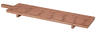 XXL Holz Servierbrett massiv - 100x26 cm - Käsebrett Tapas Brett Servierplatte