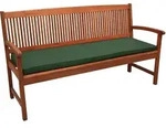 Loft Bk Auflage Bankkissen Sitzkissen, 150x48x5cm Dunkelgr&uuml;n