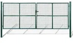 Vidaxl - Gartentor 415x200 Cm / 400x150 Cm