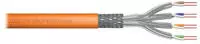 Digitus - Dk-1743-vh-1 Netzwerkkabel Cat 7 S/ftp 0.25 Mm2 Orange 100 M